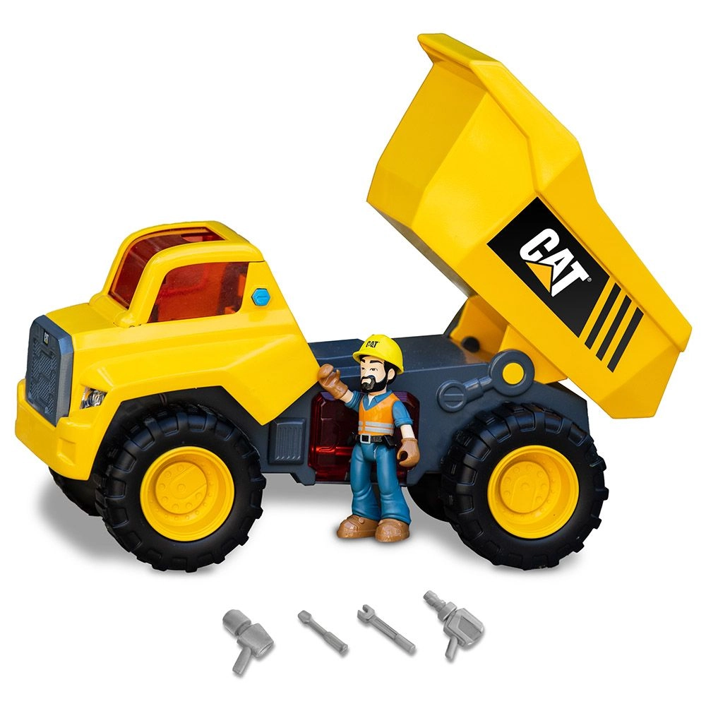 Power Action Crew Excavator - Light & Sound Yellow