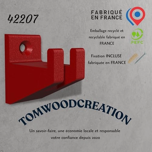 Wall Mount Compatible for Lego - Made in France Plastic