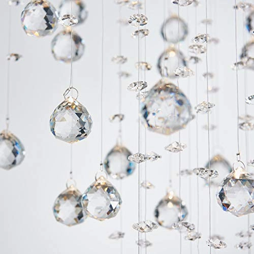 Modern Crystal Square Raindrop Chandelier