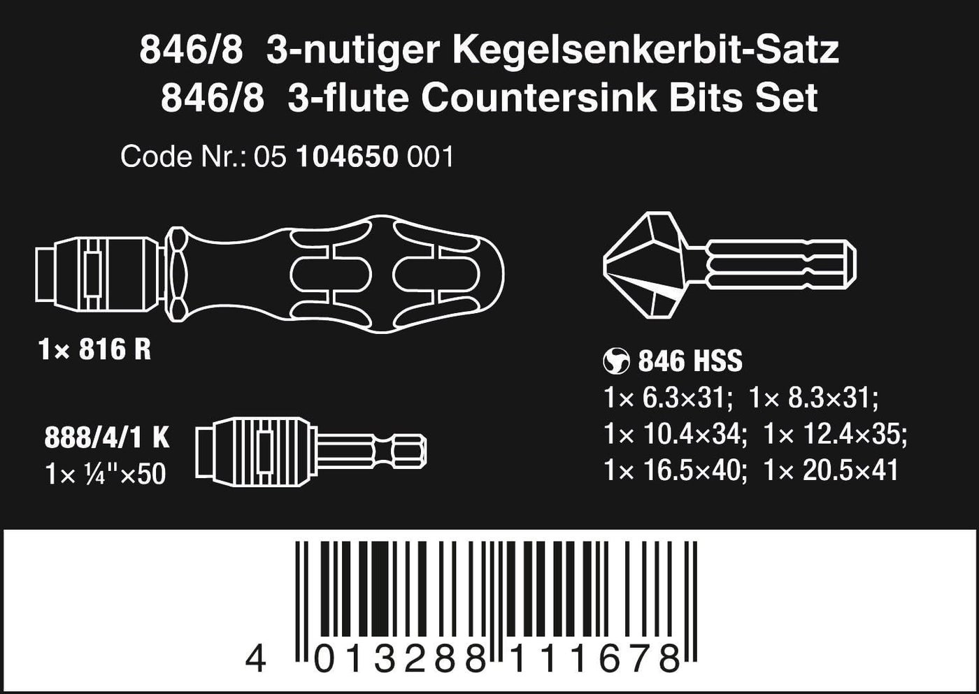 Cone Box Bit Set - 8 piece(s)