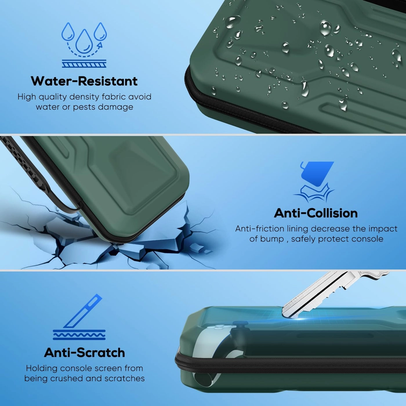 Carrying Case - Playstation Portal + Hard PC Clear Cover Set + Protective Shell Portable Travel Handbag