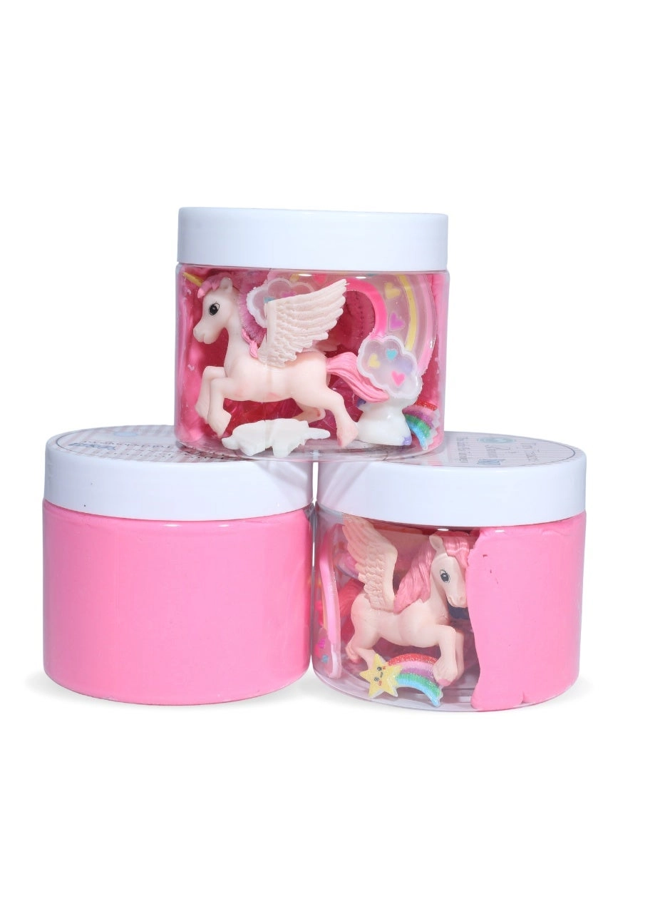 Unicorn Dreams Tub - sensory dough mini unicorn figurines