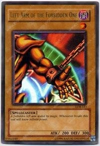 Yu-Gi-Oh! Left Arm of the Forbidden One LOB-123