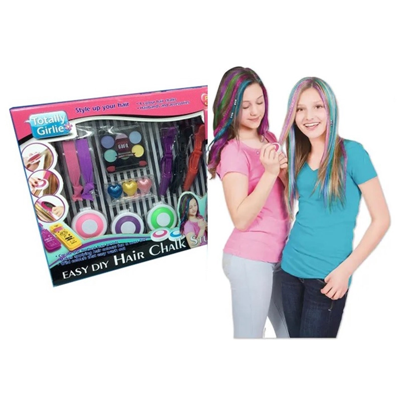 Easy Hair Chalk Studio - 4 colour hair chalks