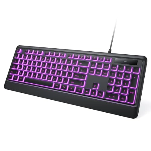 Backlit Computer Keyboard - US Wired