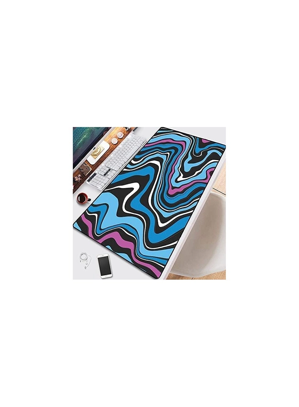 Liquid Computer Large Gaming Mouse Pad - 90x40 cm