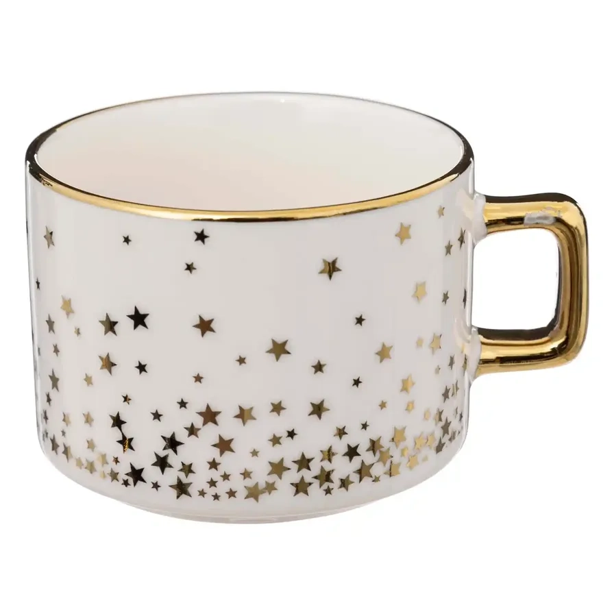 Stardust Mug Set W/Rack - 4 pcs - 170 ml
