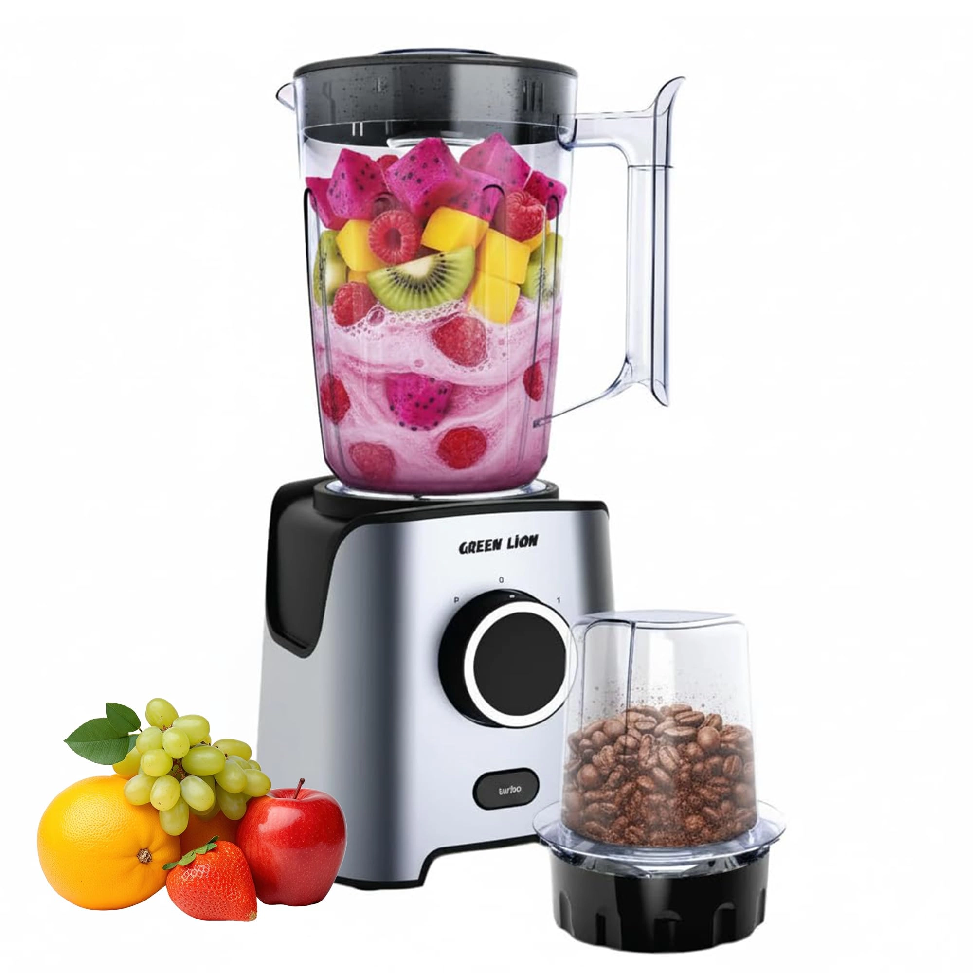 6-in-1 Blender - Unbreakable Jar, Chopper & Grinder