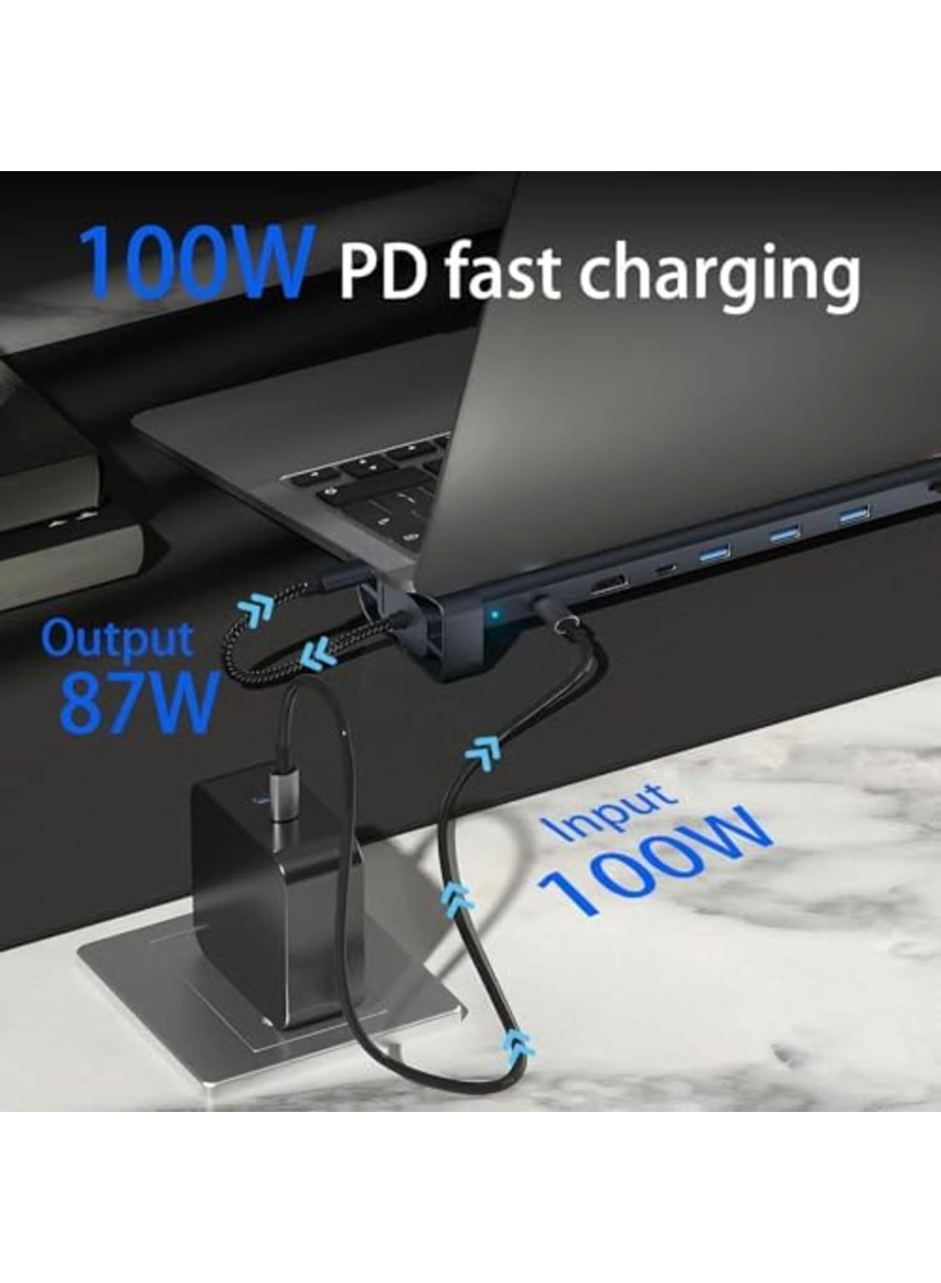USB C Hub - USB-C MacBook Pro/Air, Dell, HP, Lenovo