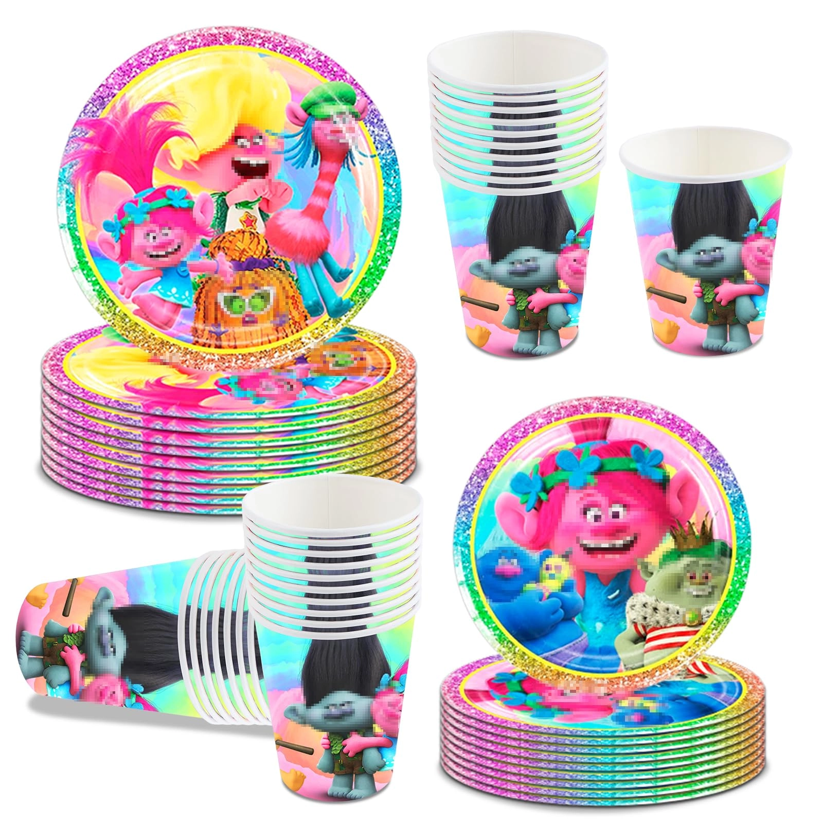 Party Tableware Set - 52PC Birthday