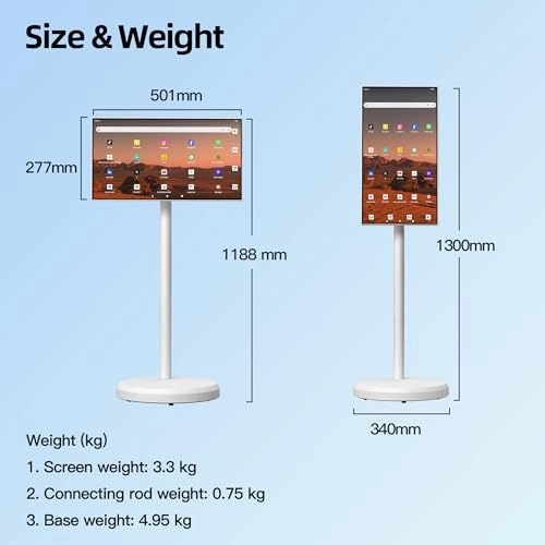 Portable Smart TV - 1080P 21.5 Inch