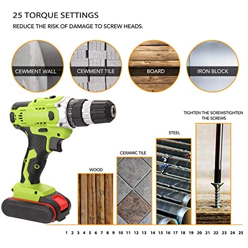 21V Multifunctional Electric Cordless Drill
