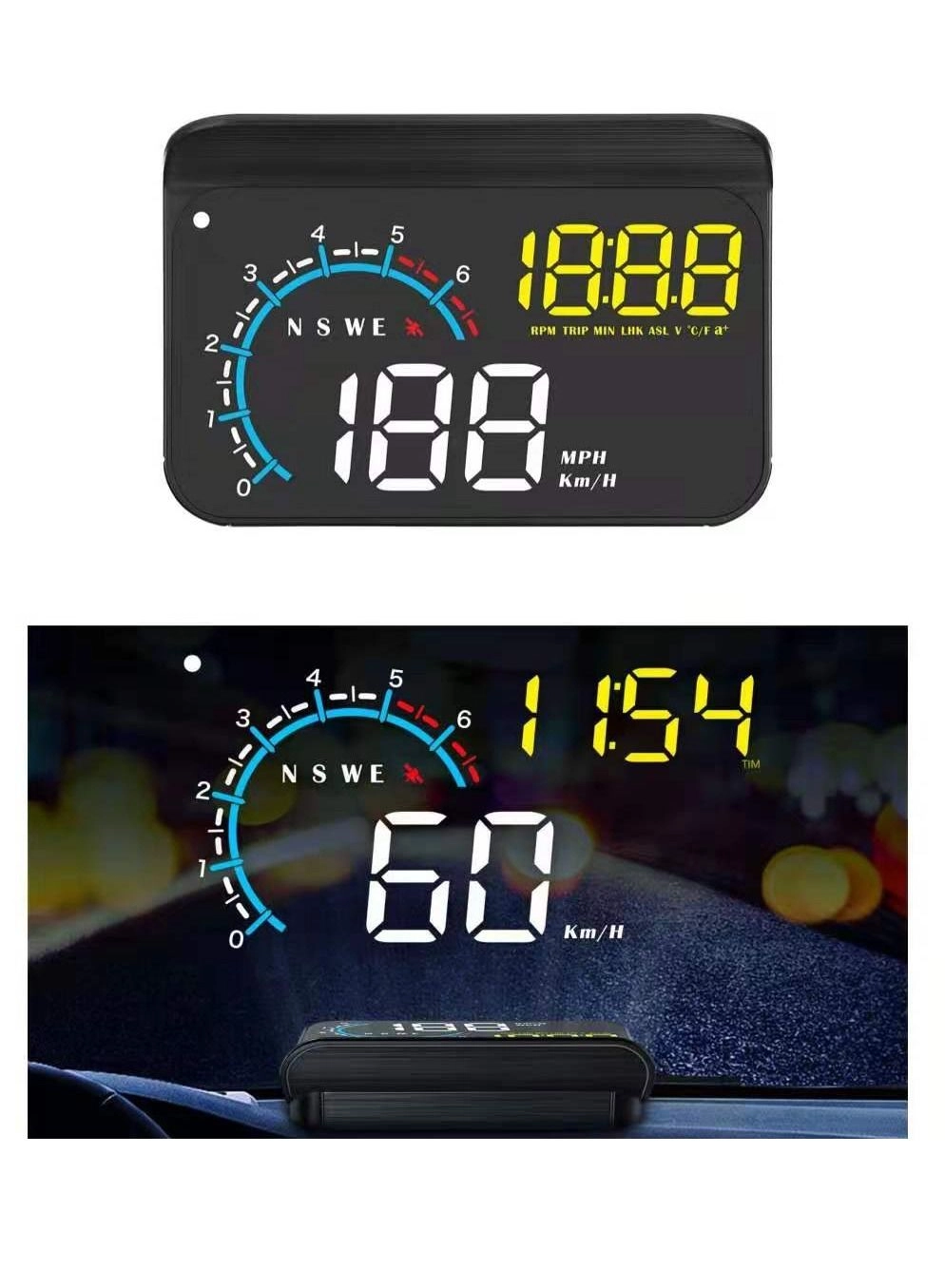 Head Up Display - M12 Vehicle Speed Meter