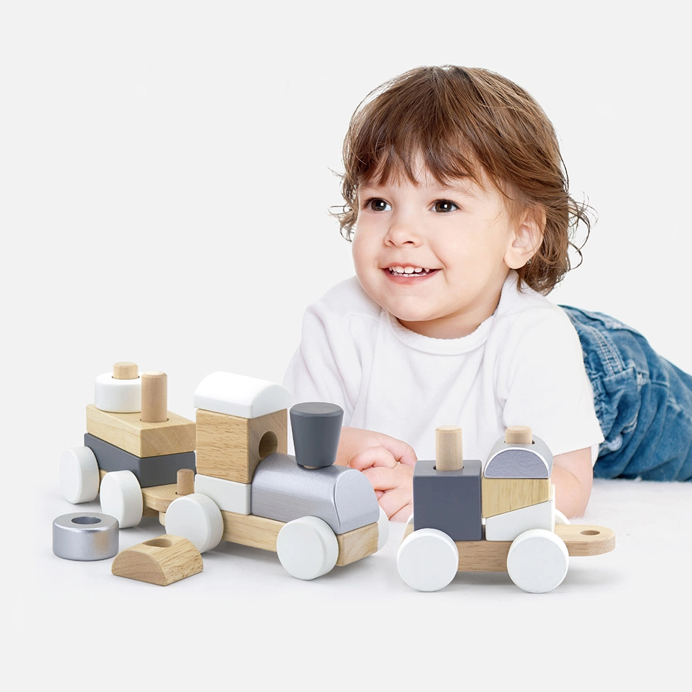 Wooden Stacking Train - Suitable for 18 months and above