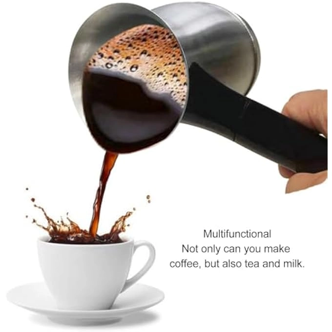 Electric Turkish Coffee Maker - 500ml Portable Even Heating