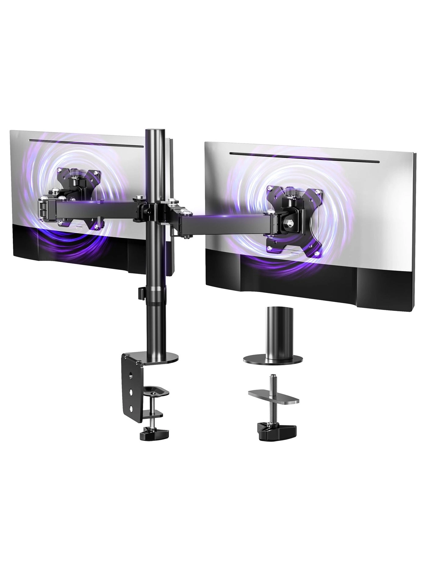 Dual Monitor Stand - 32 inch 75mm x 75mm 100mm x 100mm