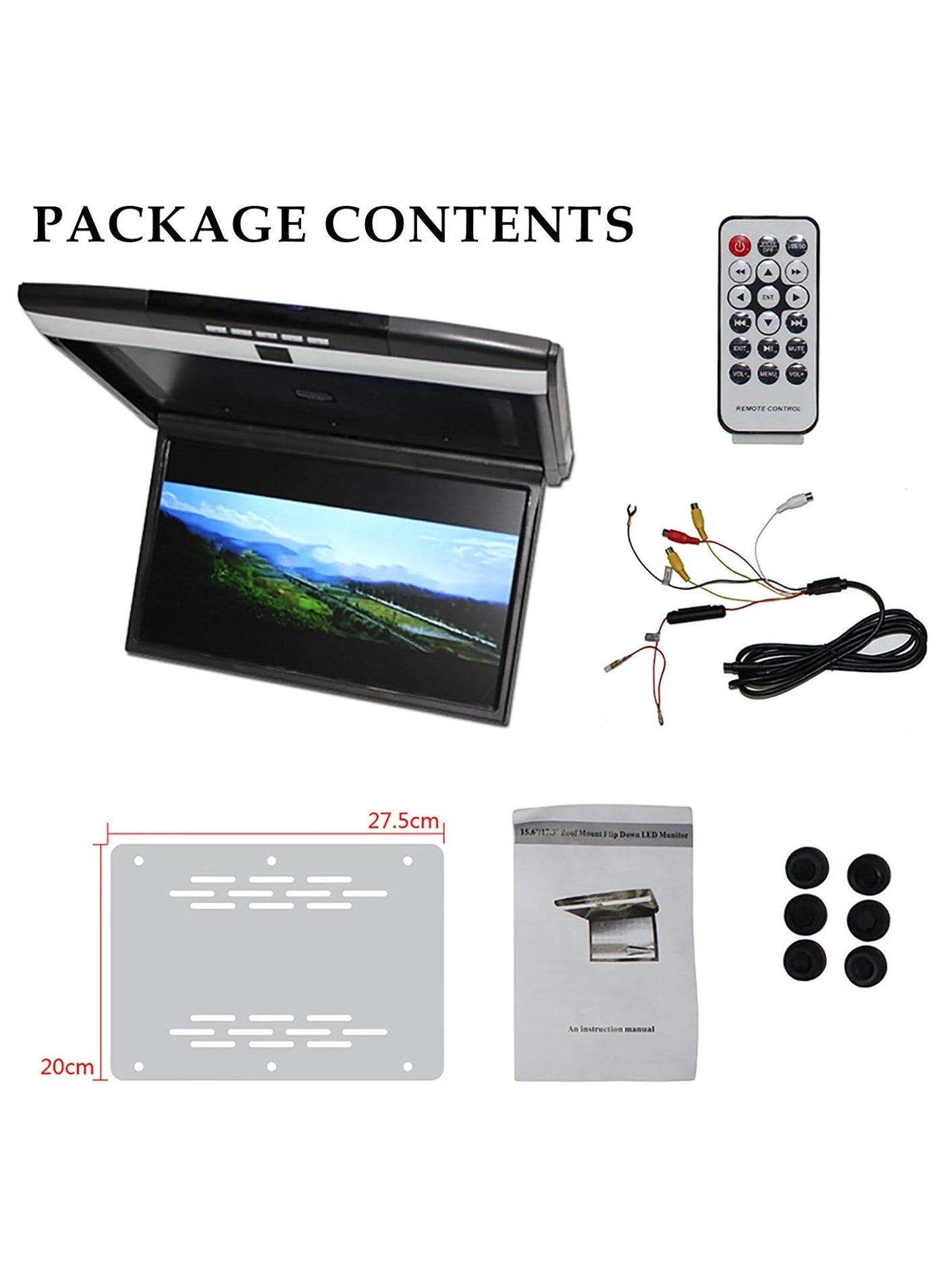 1080P Car Video Player - 17 inch