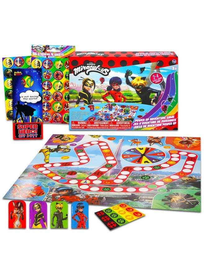 Miraculous Power Up Game + Power Up Adventure Game + Stickers