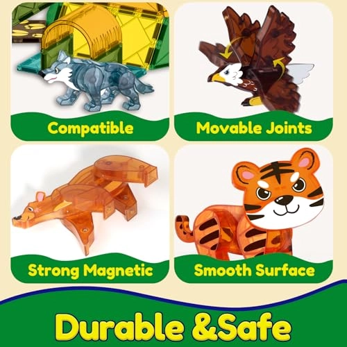 Magnetic Game Zoo Animal - 36 months - 12 years 5 pieces