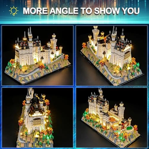 Light Kit for LEGO Neuschwanstein Castle 21063 - Plastic 1