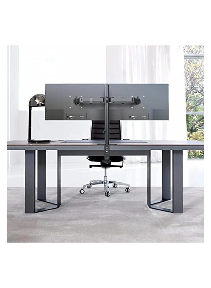 Dual LCD Monitor Desk Mount Stand - 2 27in