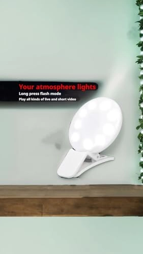 Portable Rechargeable Ring Light