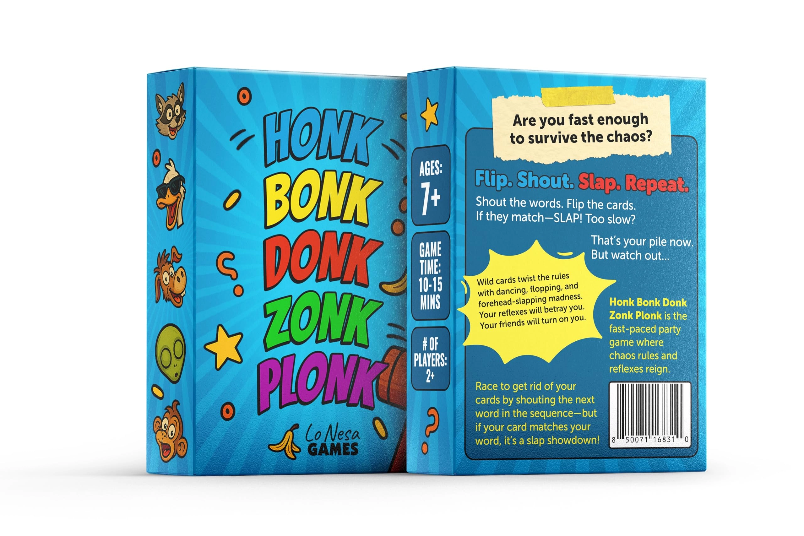 Lonesa Honk Bonk Donk - Reflex Card Game