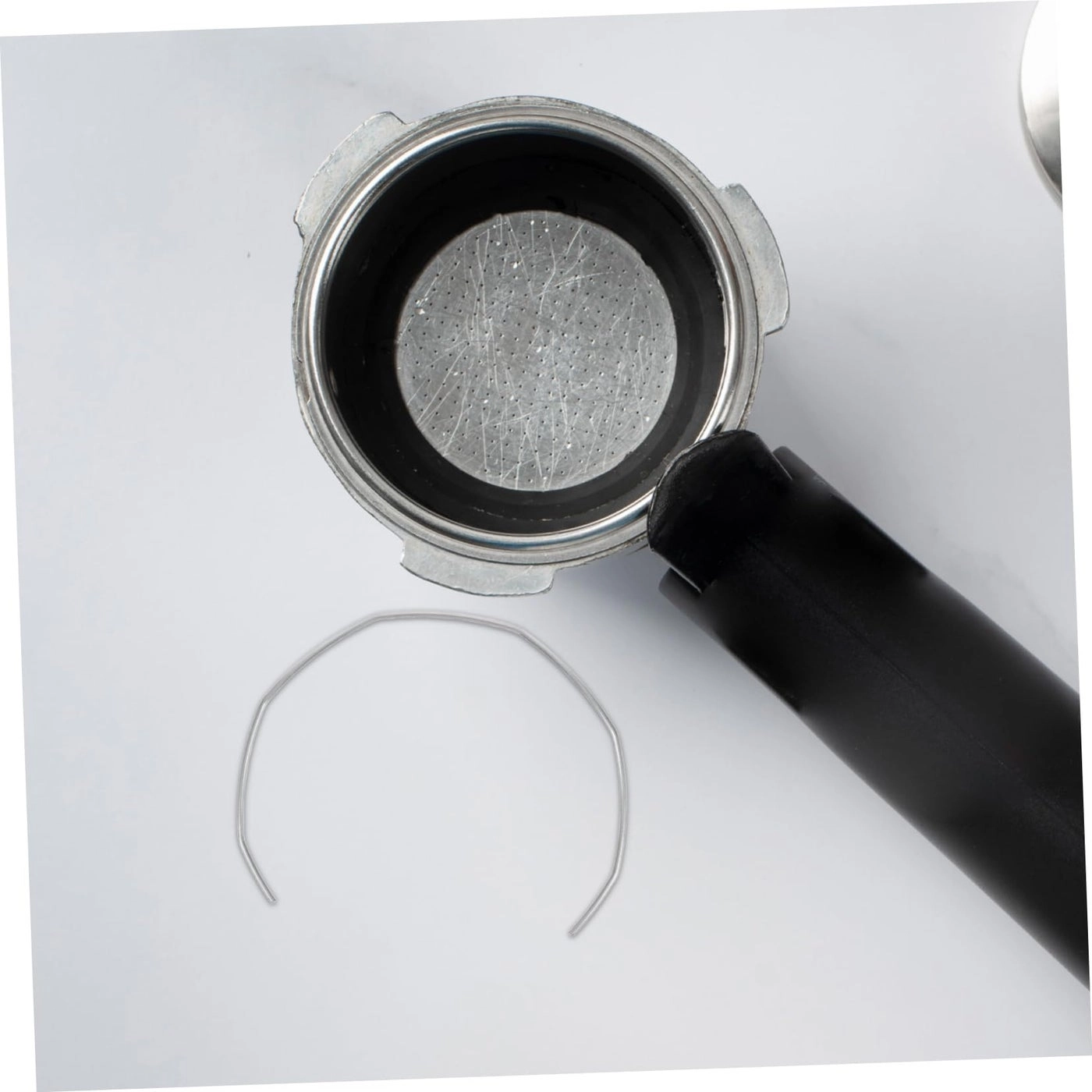 Portafilter Spring Clip Handle - 7.30X6.20X0.10cm Silver