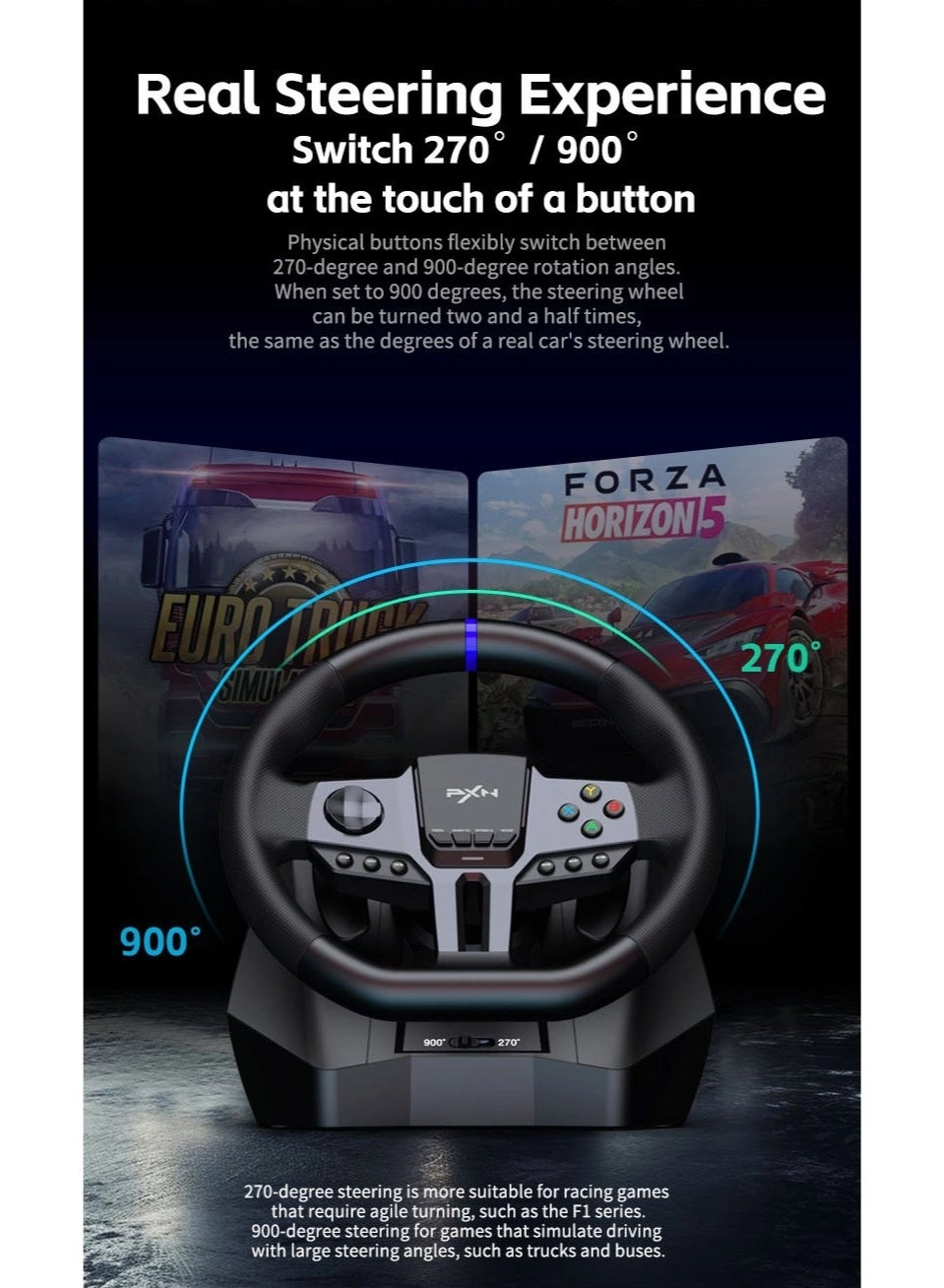 V9 Gen 2 Racing Wheel & Pedals - PC/Xbox/PS4/Switch