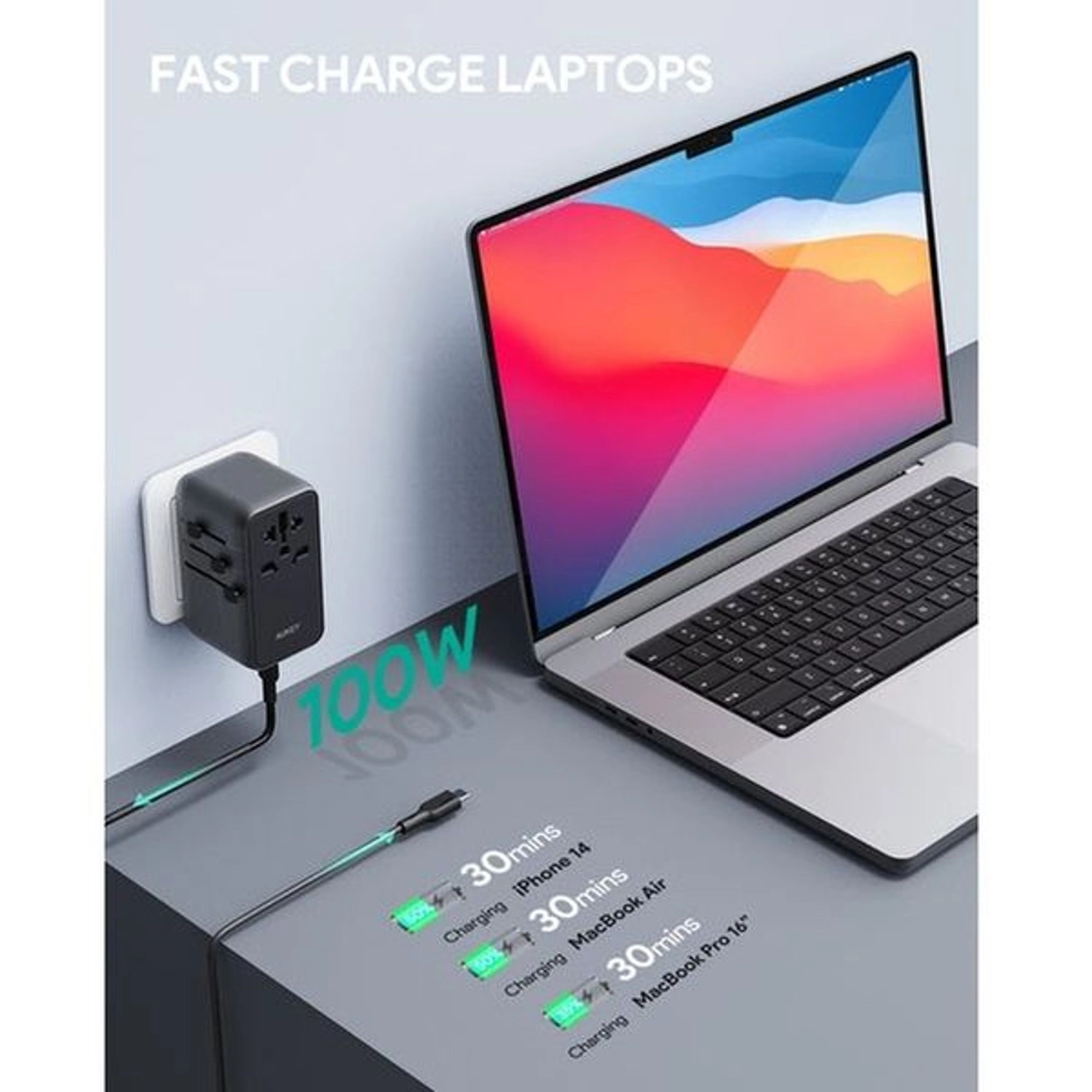 Travel Mate - US UK EU Au 100W