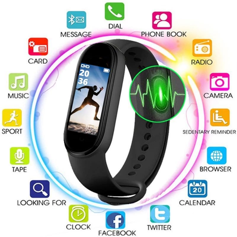M8 - Heart Rate Monitor 1.1" Display Bluetooth