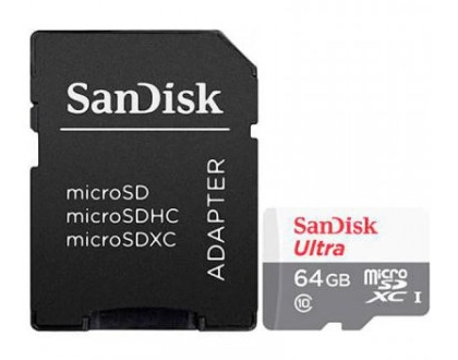 Ultra microSD UHS-I/C10 Card - 64GB