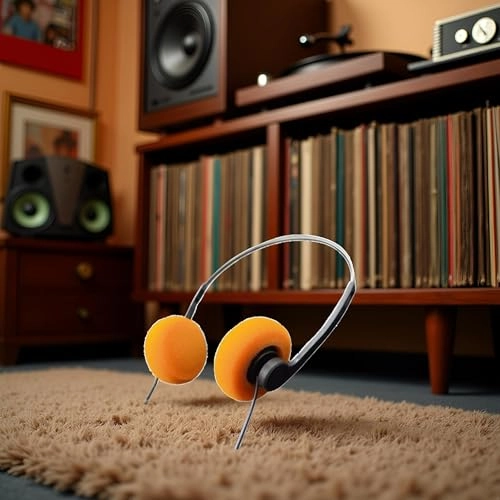 Retro Over-Ear Wired Headphone