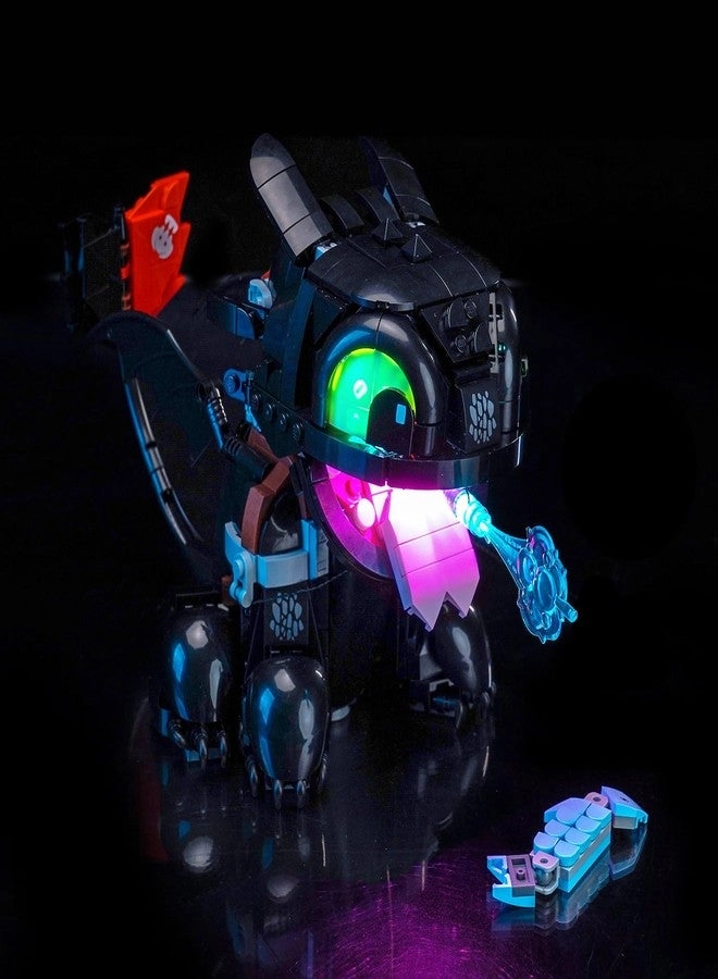 BrickBling LED Light Kit Compatible with Lego How to Train Your Dragon: Toothless 10375
