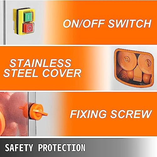 Automatic Peeling Citrus Juicer - 120W