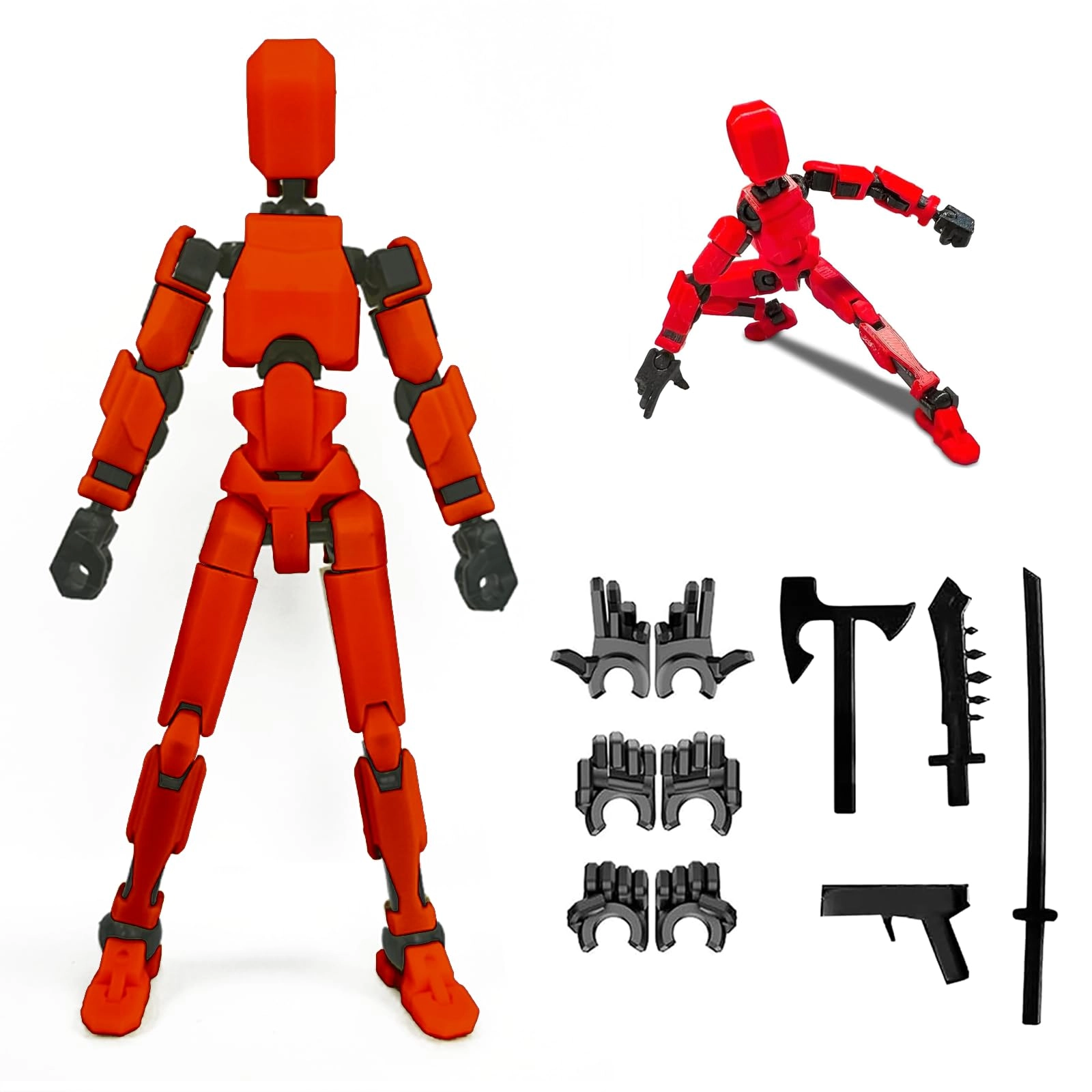 Robot Action Figure Titan 13 - Lucky Robot 13 - Sports 3+ Years 9pcs (8820)
