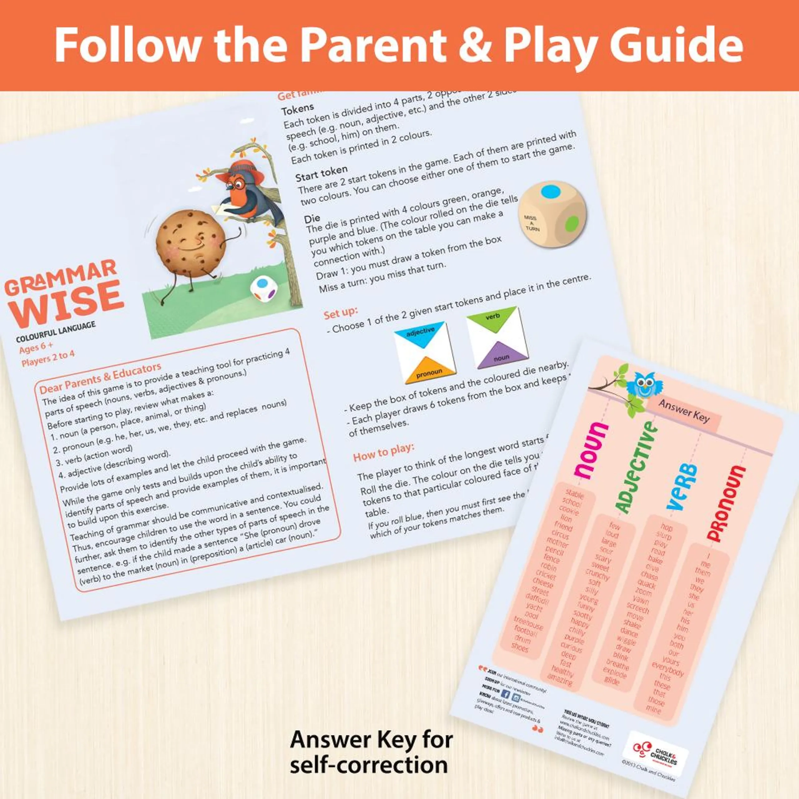 Grammar Wise Game - 6 To 9 Years Old