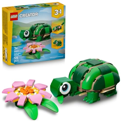 LEGO Creator Turtle With A Water Lily Flower (31377)
