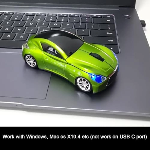 Sport Car Shaped Optical Mouse - Wireless