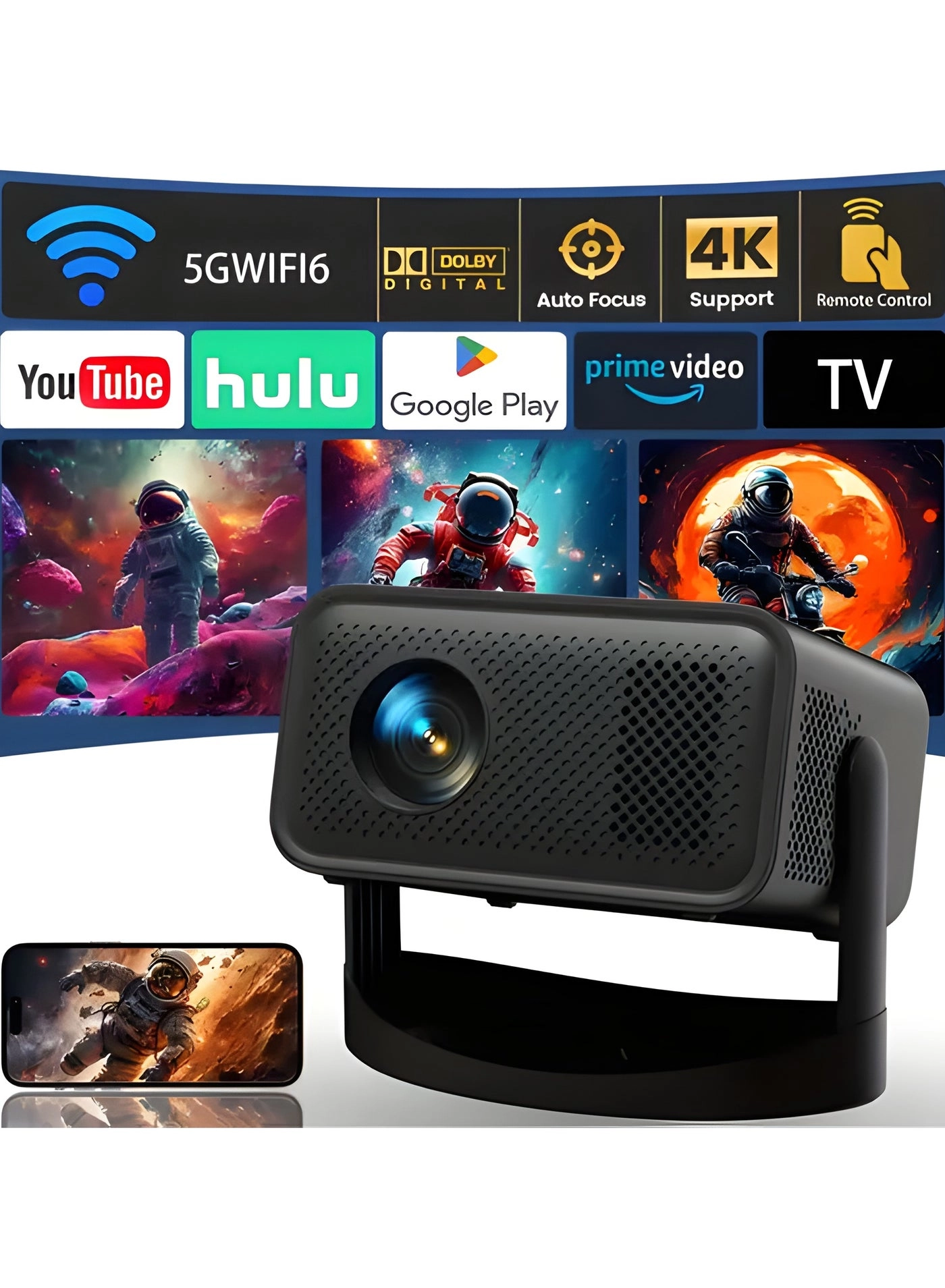 4K Projector - 18000 Lumens