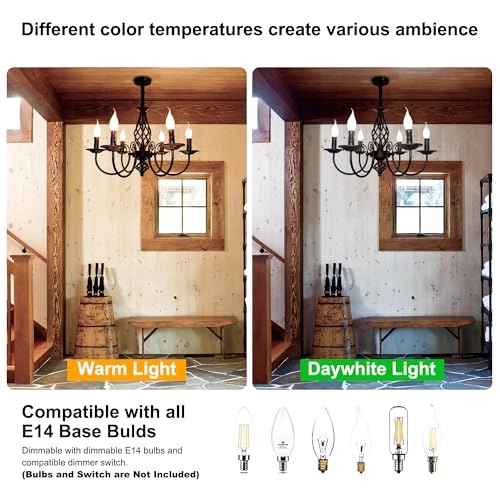 French Country Chandeliers - 90cm/35.4inch