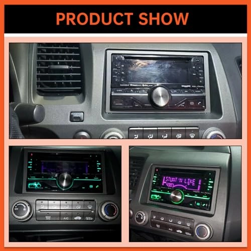 Double Din Radio Install Kit - Honda Civic 20062011