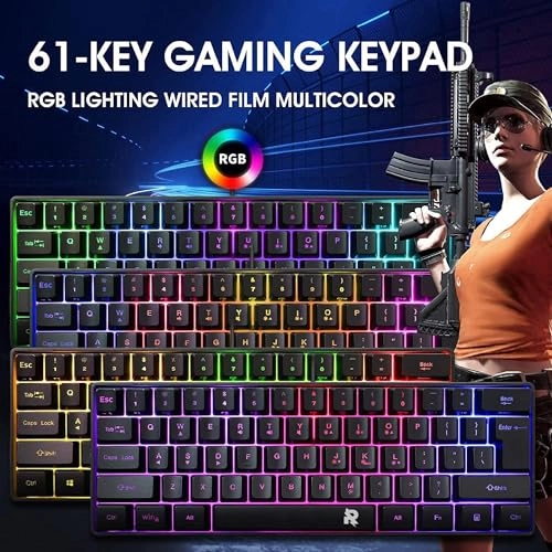 60% Wired Gaming Keyboard