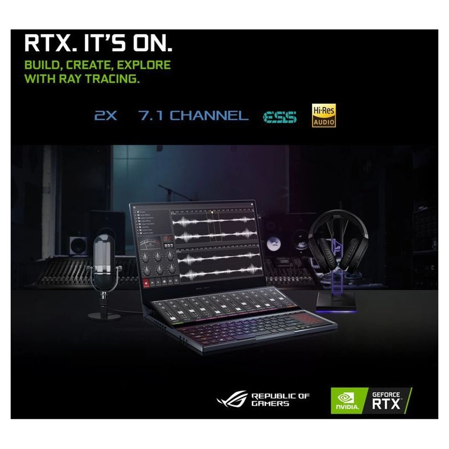 ROG Zephyrus Duo GX550LXS-XS99 - 15.6'' Core i9-10980HK 32GB DDR4 2TB SSD