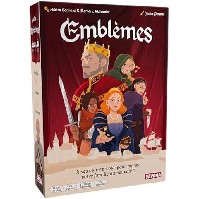rayihni EMBLEMS: Strategic Family - Fight for Power in a Divided Kingdom - Card Game