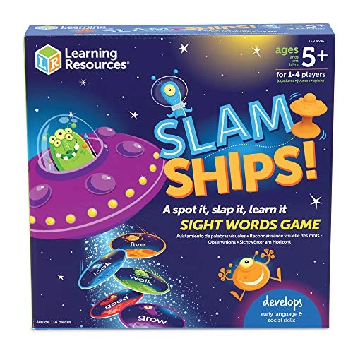 Slam Ships Sight Words Game - 5+