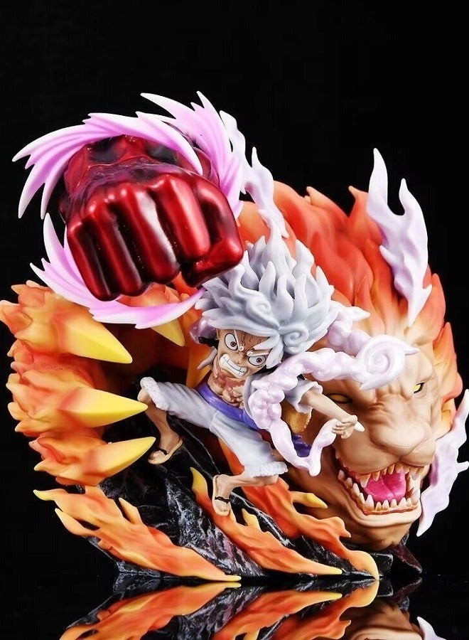 Generic Luffy Gear 5 Nika Action Figure - 17 cm