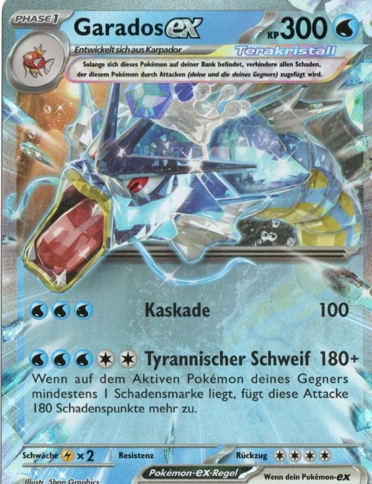 MZTCG Pokemon Garados EX SVI 045 - German
