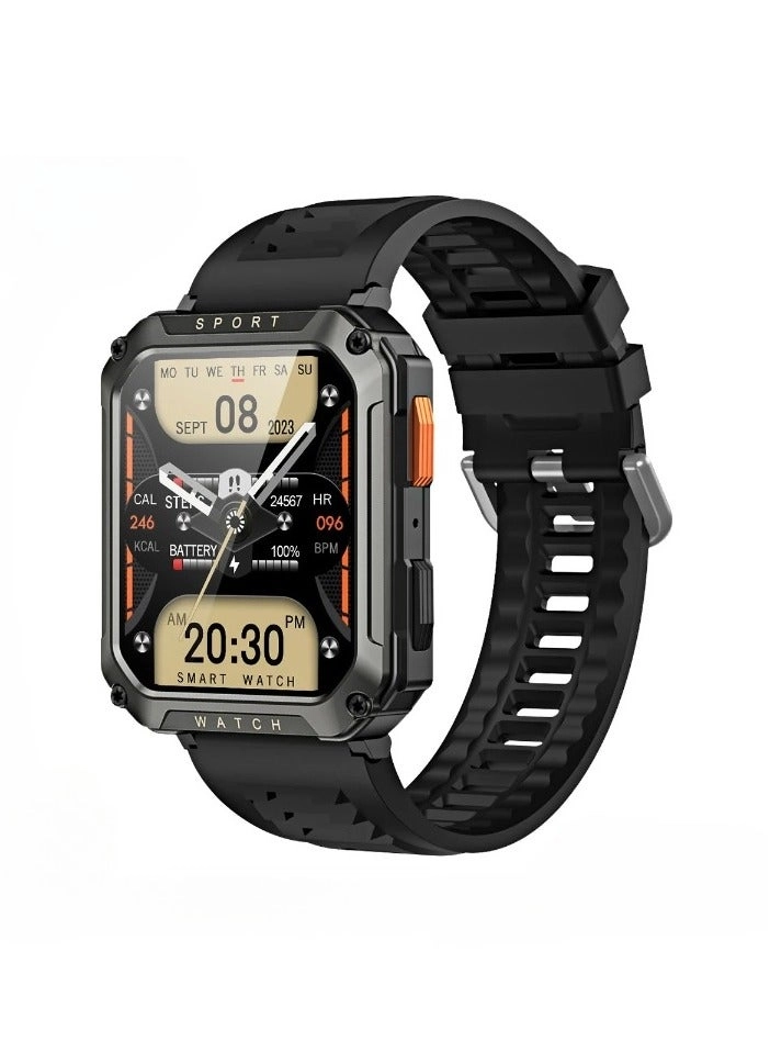 Military Smart Watch Stainless Steel