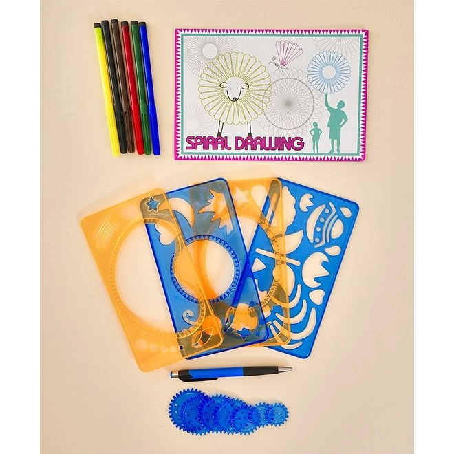 STRBOXONG Spiral Drawing Set - 15-Piece